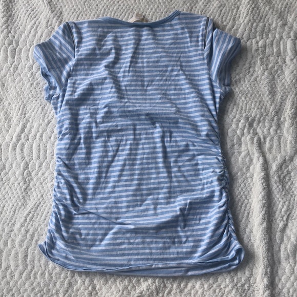 Michael Kors Blue Stripe Shirt - Picture 4 of 4